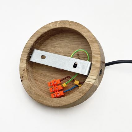 Lestenec ASTA na kablu 1xE27/60W/230V, premer 28 cm, hrast