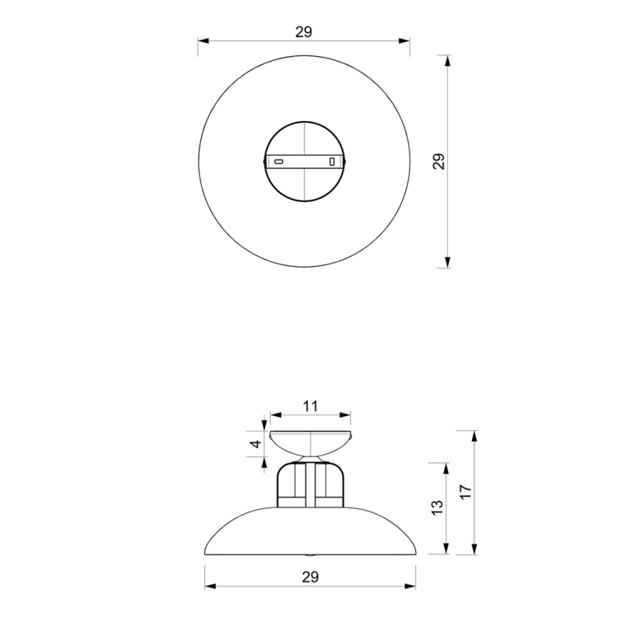 Lestenec FELIX 1xE27/60W/230V bel