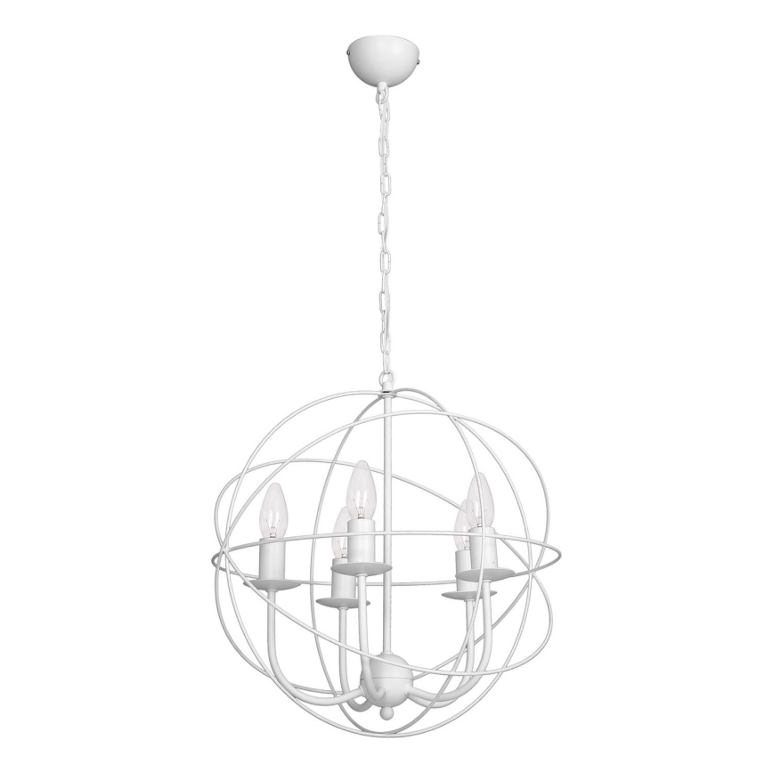 Lestenec GLOBE 5 5xE14/60W bel