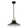 Lestenec IRON 1 1xE27/60W črna/antična medenina