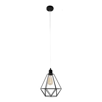 Lestenec KARO 1xE27/15W/230V črn
