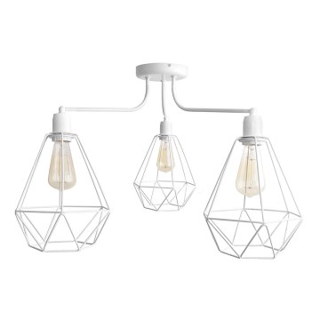 Lestenec KARO 3xE27/15W/230V bel