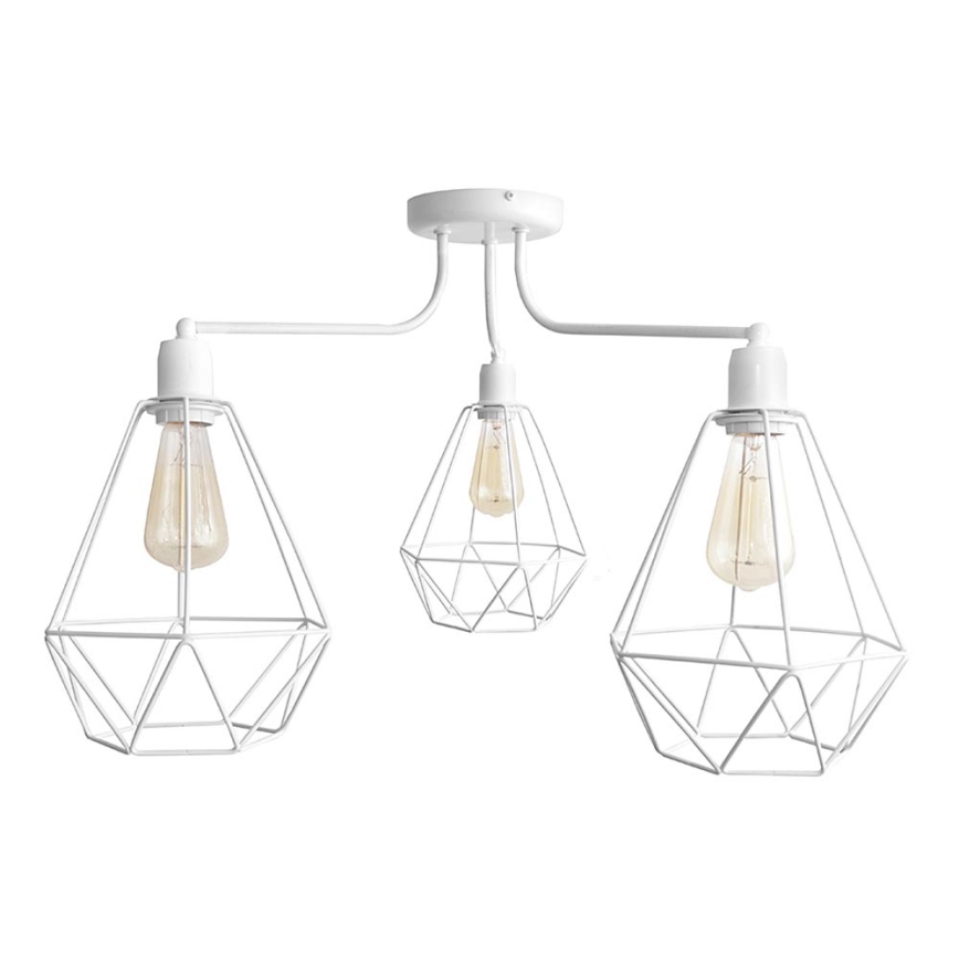 Lestenec KARO 3xE27/15W/230V bel