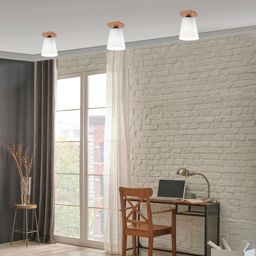 Lestenec LULA 1xE27/60W/230V hrast