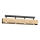 Lestenec MAISON 4xGU10/8W/230V rjava/hrast