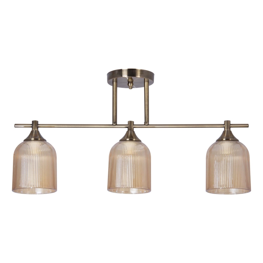 Lestenec na drogu 3xE14/60W/230V medenina