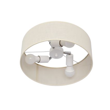 Lestenec na drogu ALBA 3xE27/15W/230V kremna
