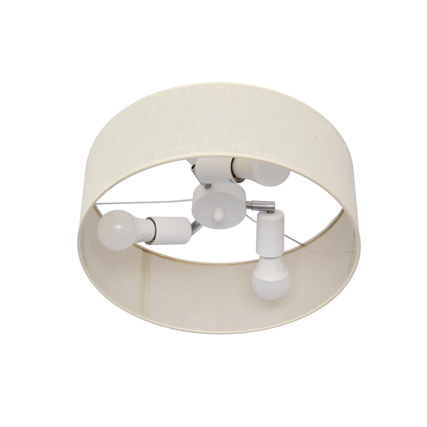 Lestenec na drogu ALBA 3xE27/15W/230V kremna
