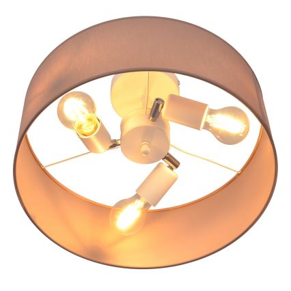 Lestenec na drogu ALBA 3xE27/15W/230V roza