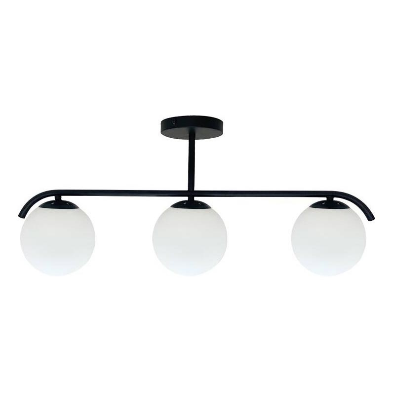 Lestenec na drogu AMADEO 3xE14/40W/230V črna