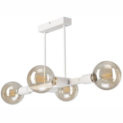 Lestenec na drogu ASTRID 4xE27/60W/230V bela