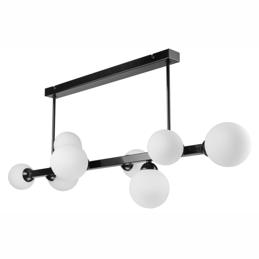 Lestenec na drogu ASTRO 8xG9/5W/230V črna