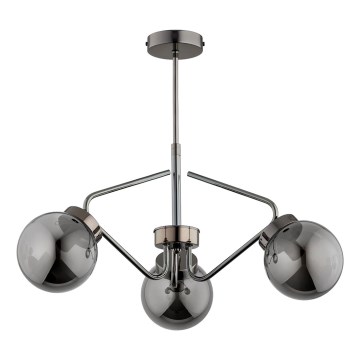 Lestenec na drogu BARSUM 3xE14/10W/230V siva