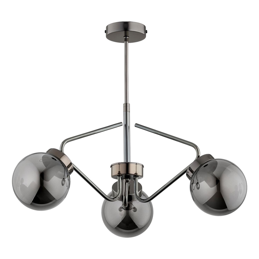 Lestenec na drogu BARSUM 3xE14/10W/230V siva