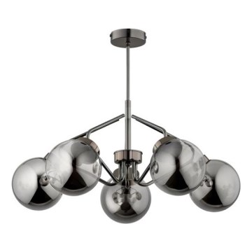 Lestenec na drogu BARSUM 5xE14/10W/230V siva