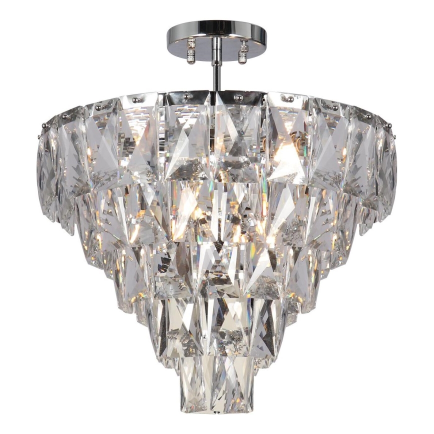 Lestenec na drogu CHELSEA 6xE14/40W/230V pr. 50 cm sijajni krom