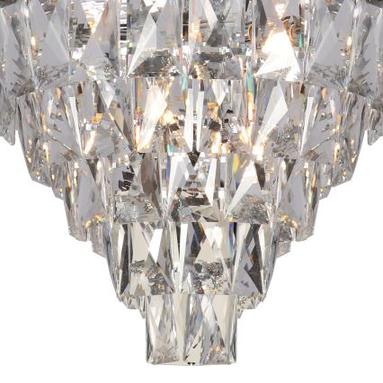 Lestenec na drogu CHELSEA 6xE14/40W/230V pr. 50 cm sijajni krom