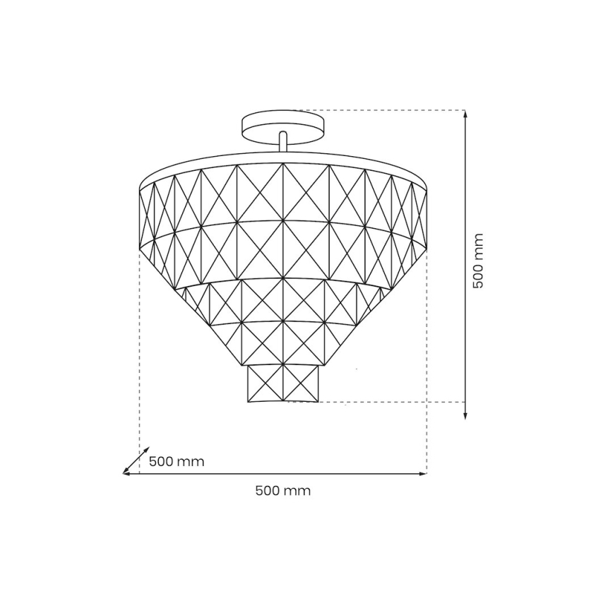 Lestenec na drogu CHELSEA 6xE14/40W/230V pr. 50 cm sijajni krom