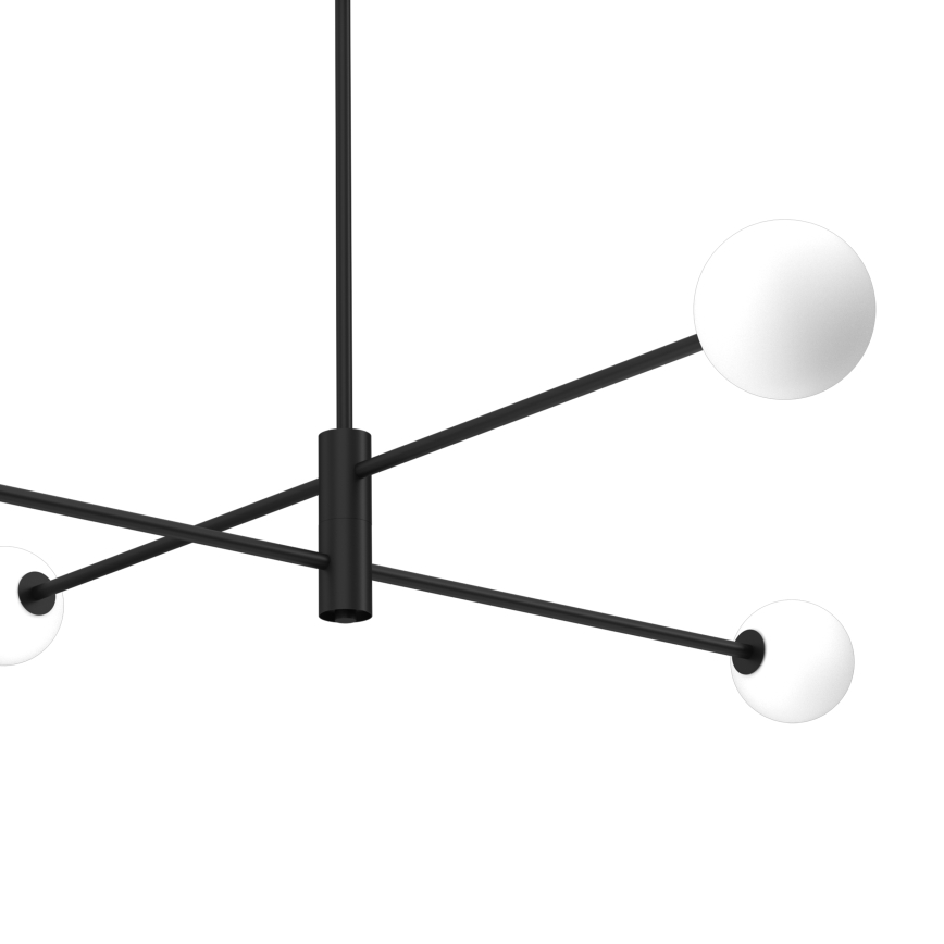 Lestenec na drogu DORI 4xG9/25W/230V črna