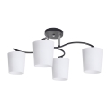 Lestenec na drogu ESNYR 4xE27/40W/230V črna/bela