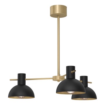 Lestenec na drogu ESTATE MINI 3xE27/15W/230V črna