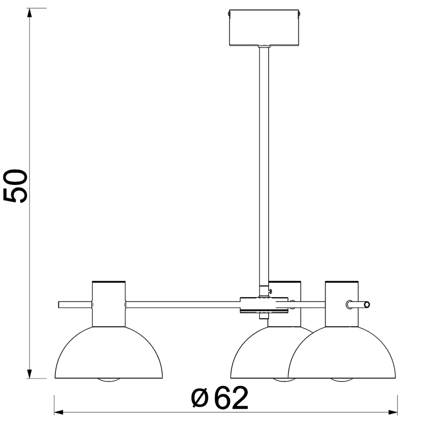 Lestenec na drogu ESTATE MINI 3xE27/15W/230V modra