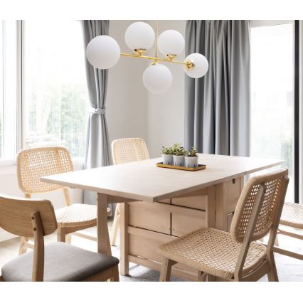 Lestenec na drogu FIRA 5xE27/60W/230V zlata