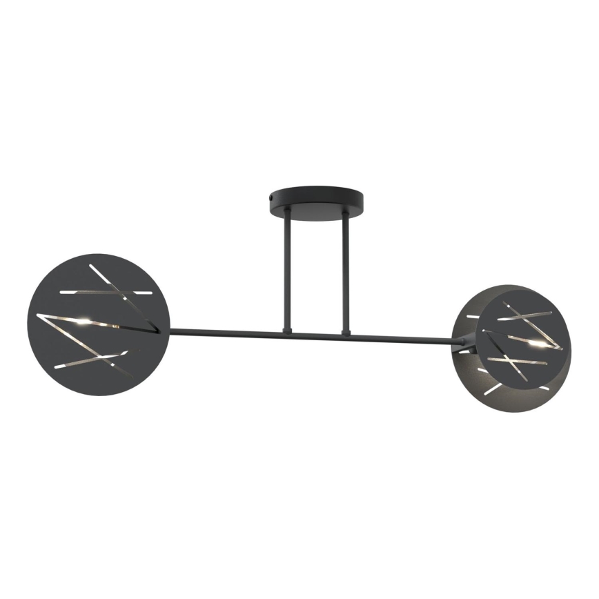 Lestenec na drogu FRICK 2xE27/15W/230V črna