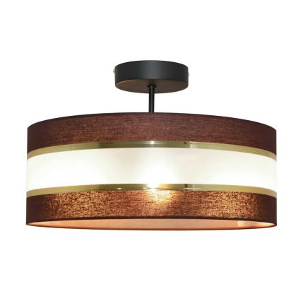 Lestenec na drogu HELEN 3xE27/15W/230V rjava/črna/zlata