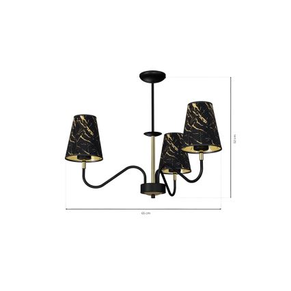 Lestenec na drogu HERMES 3xE27/60W/230V