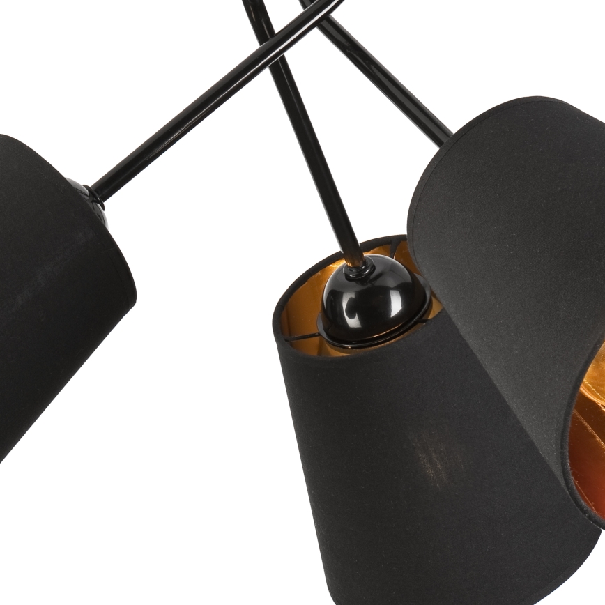 Lestenec na drogu IRMA 3xE27/15W/230V črna