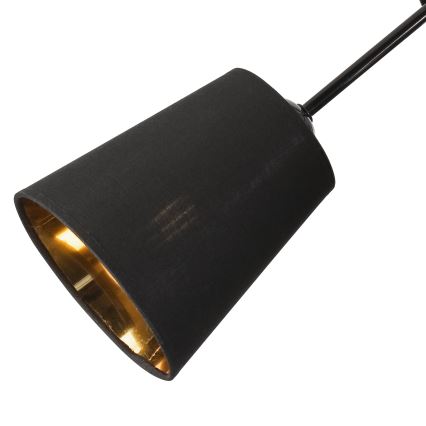 Lestenec na drogu IRMA 3xE27/15W/230V črna