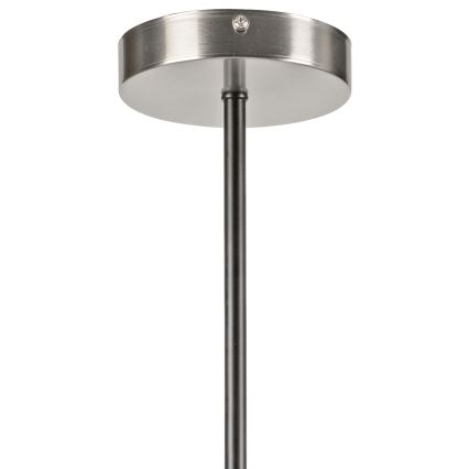 Lestenec na drogu LILOU 4xE14/5W/230V mat krom/dimna
