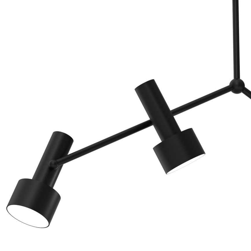 Lestenec na drogu LINTERNA 3xGX53/12W/230V črn