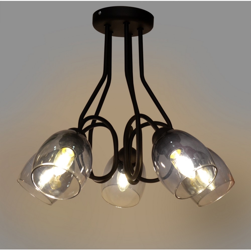 Lestenec na drogu MARIETTA 5xE27/15W/230V