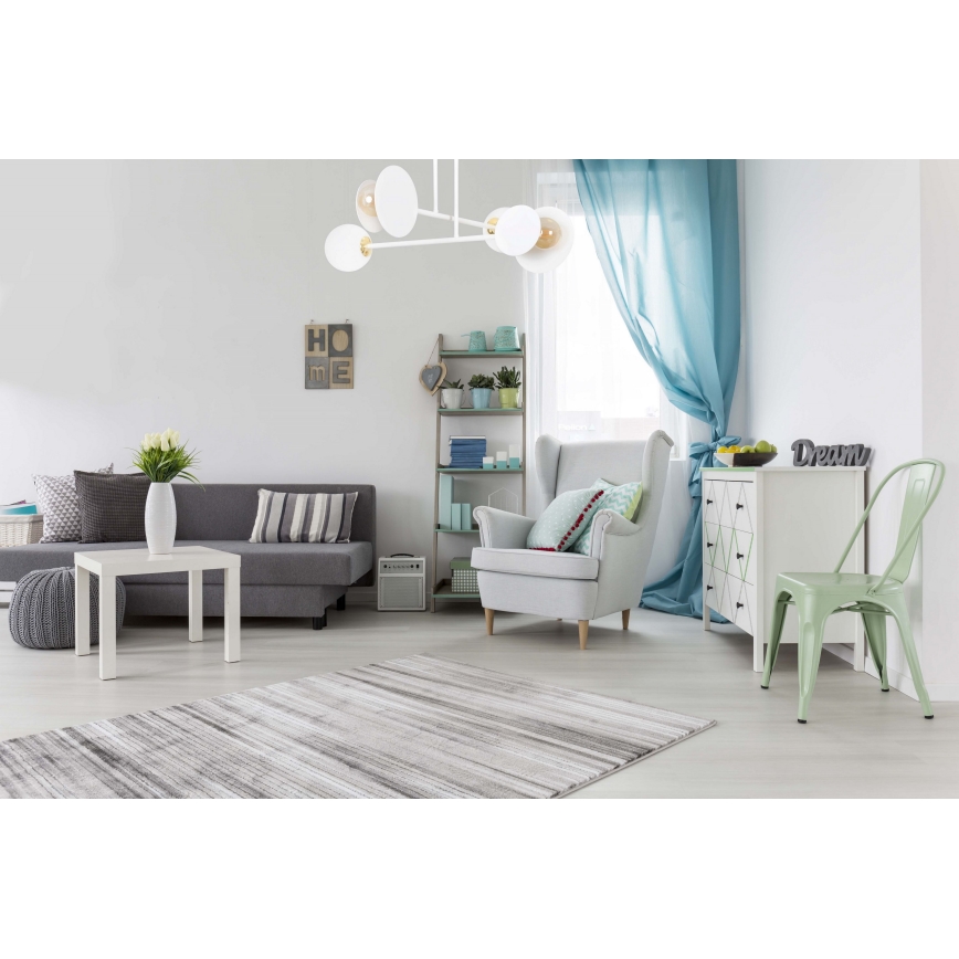 Lestenec na drogu MINERVA 2xE27/15W + 2xE14/10W/230V bela