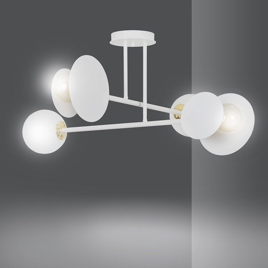Lestenec na drogu MINERVA 2xE27/15W + 2xE14/10W/230V bela