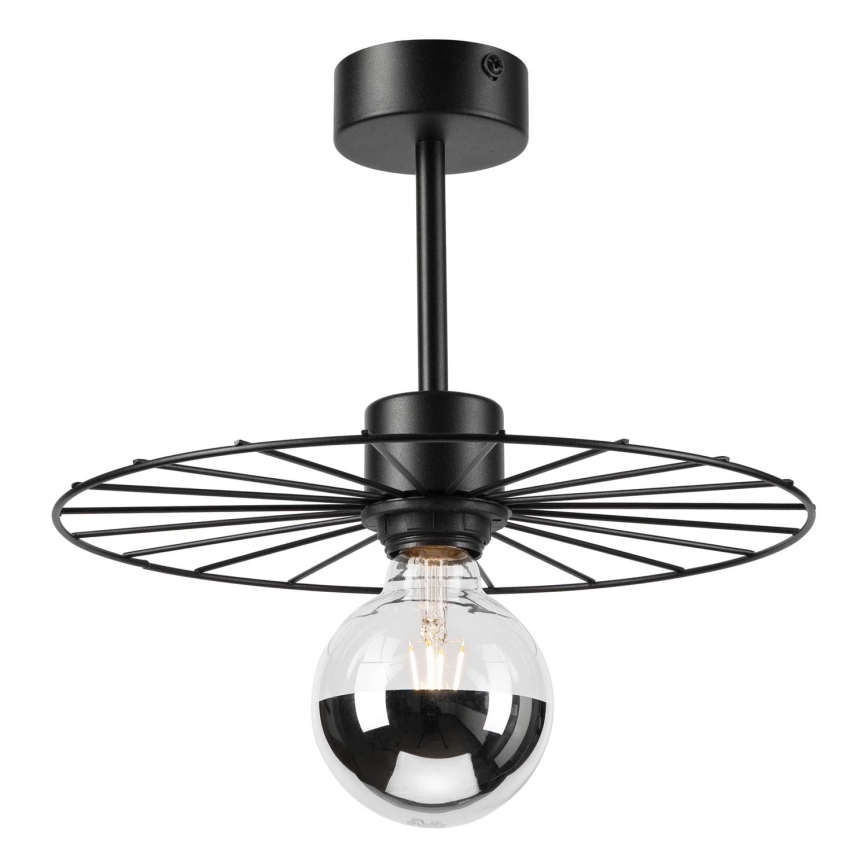 Lestenec na drogu MONTANA 1xE27/15W/230V pr. 30 cm črna