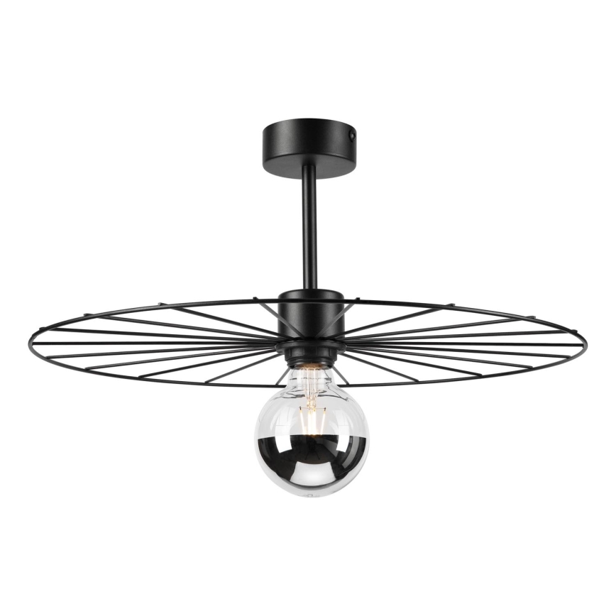 Lestenec na drogu MONTANA 1xE27/15W/230V pr. 45 cm črna