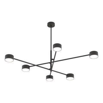Lestenec na drogu NATSU 6xGX53/12W/230V črna