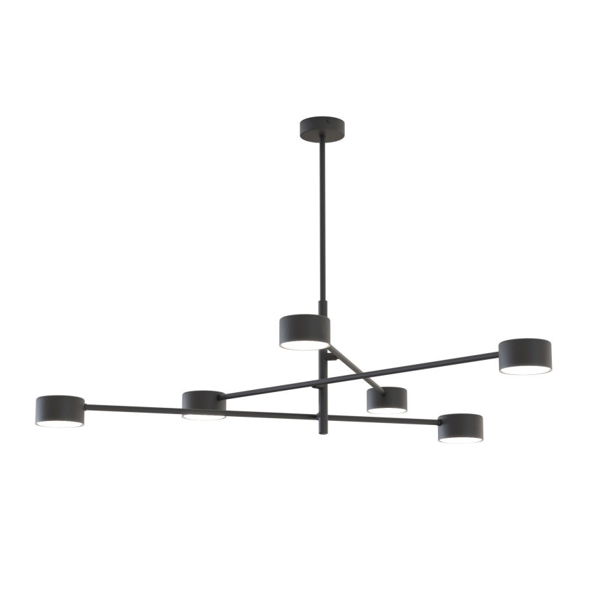 Lestenec na drogu NATSU 6xGX53/12W/230V črna