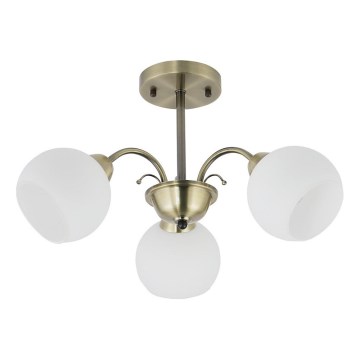 Lestenec na drogu NESTOR 3xE27/40W/230V medenina
