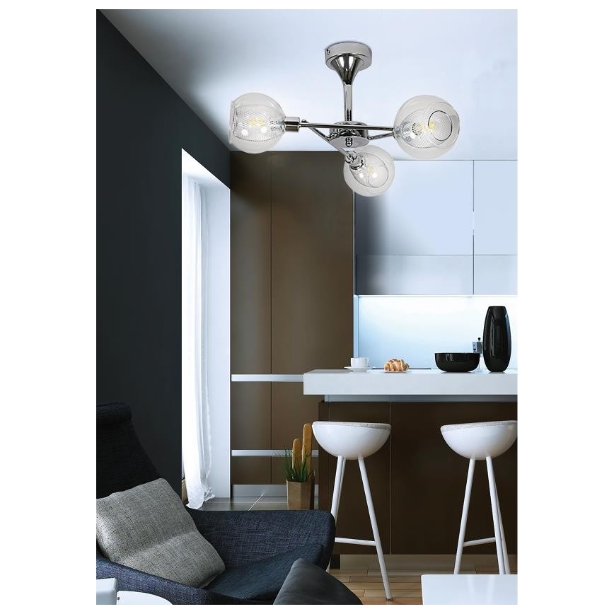Lestenec na drogu OZZO 3xE14/40W/230V