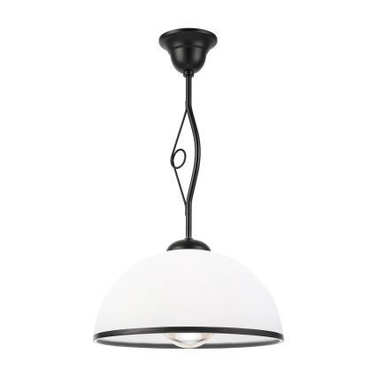 Lestenec na drogu RETRO 1xE27/60W/230V črna/bela