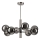 Lestenec na drogu ROLLO 8xE14/5W/230V mat krom/dimna