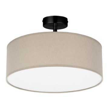 Lestenec na drogu RONDO 4xE27/15W/230V pr. 40 cm bež