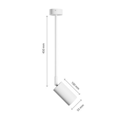 Lestenec na drogu VARIOSA 1xGU10/10W/230V bela