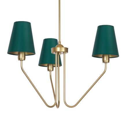 Lestenec na drogu VICTORIA 3xE27/60W/230V zelena