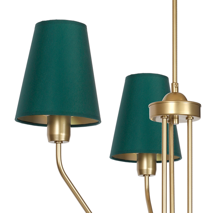 Lestenec na drogu VICTORIA 3xE27/60W/230V zelena