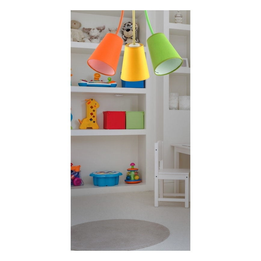 Lestenec na drogu WIRE COLOUR 3xE27/60W/230V